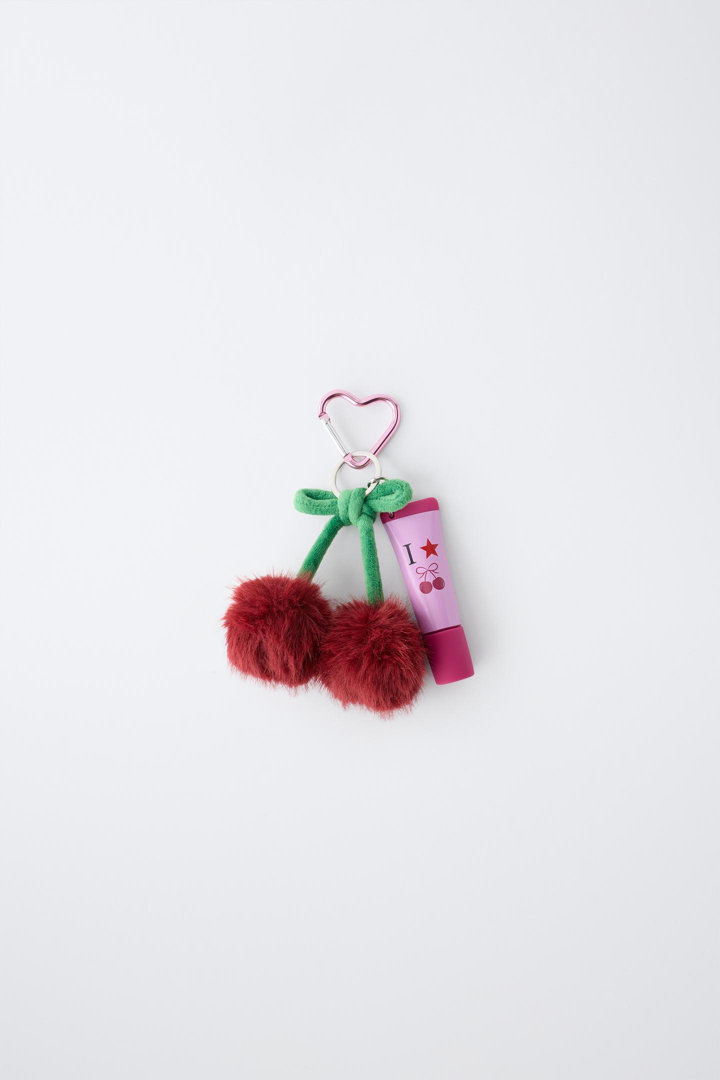 Детский брелок Zara Cherry Charm Keychain, цвет: Красный