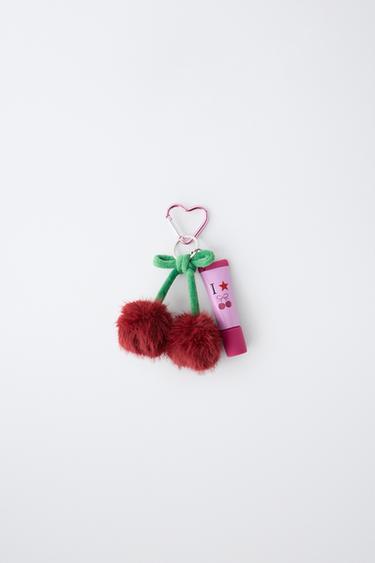 CHERRY CHARM KEYCHAIN — Red 1