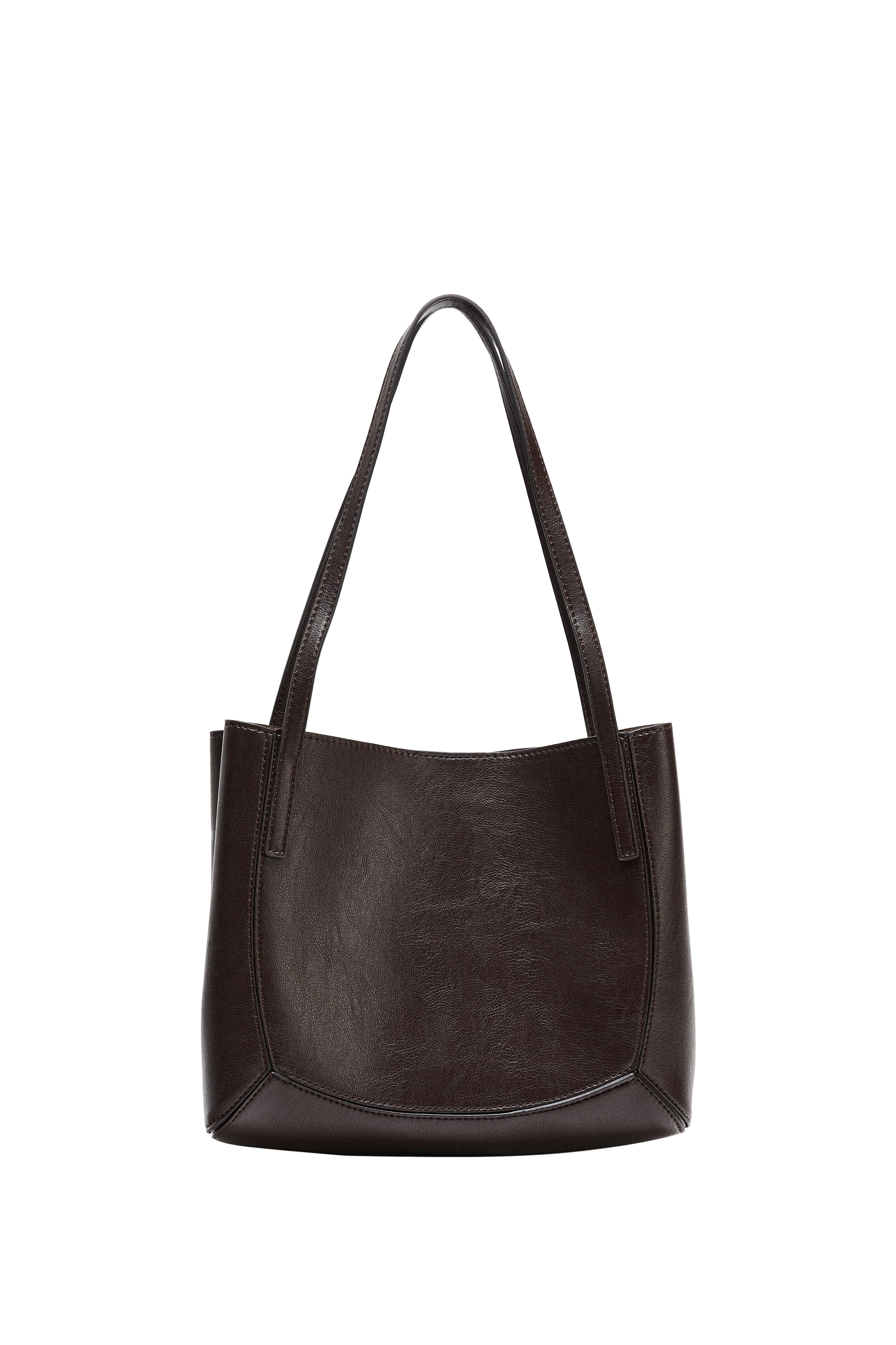 ディテール入りトートバッグ - ブラウン | ZARA Japan / 日本