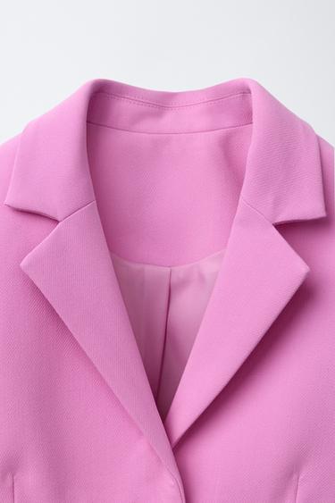 VESTE COURTE À BOUTONS BIJOUX - Rose de Zara - Image 2