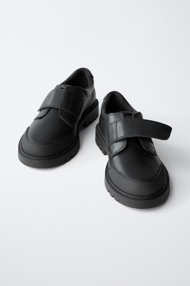 LEATHER SCHOOL SHOES - Black by Zara - Image 2
