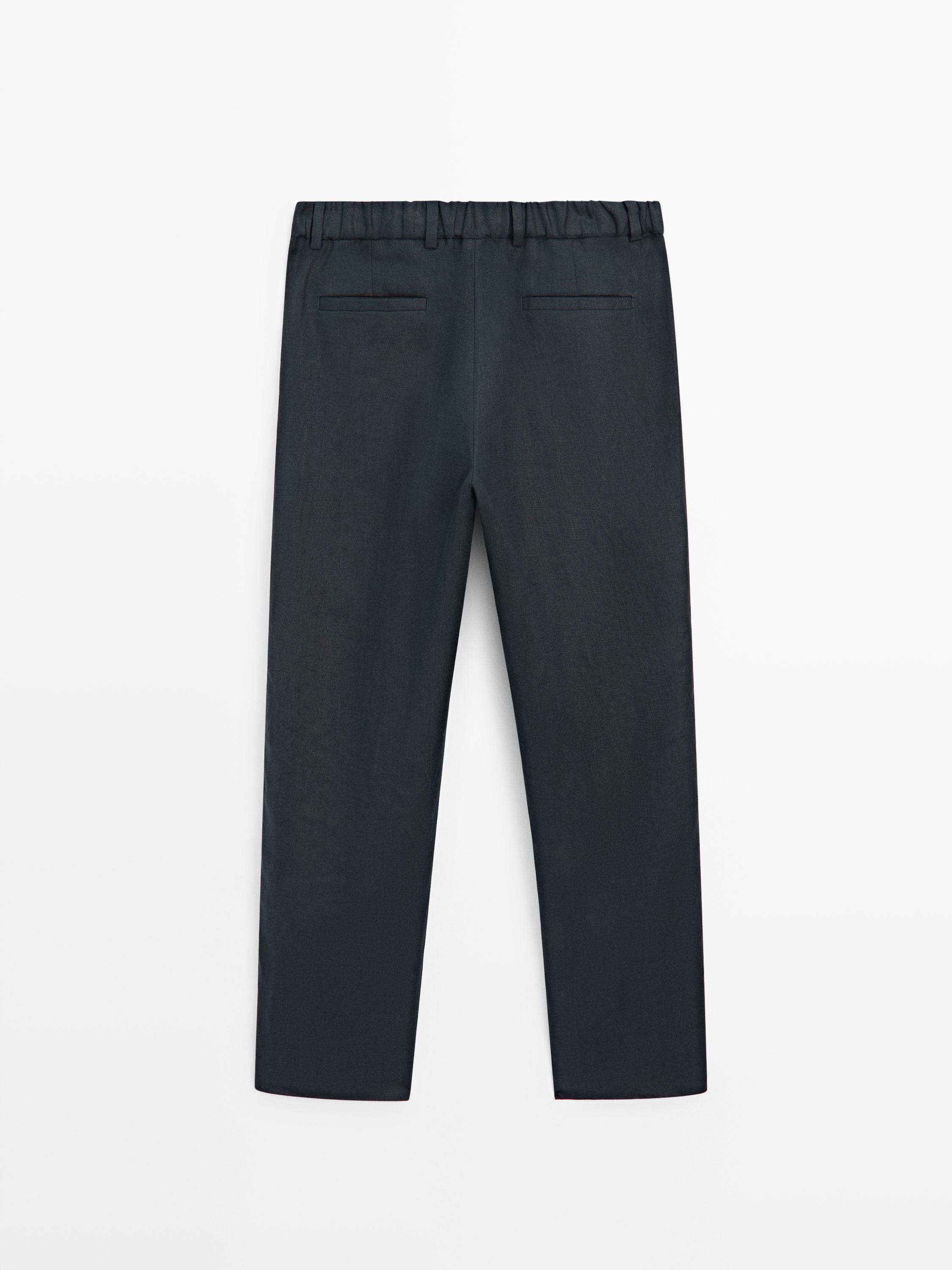 Lightweight linen trousers