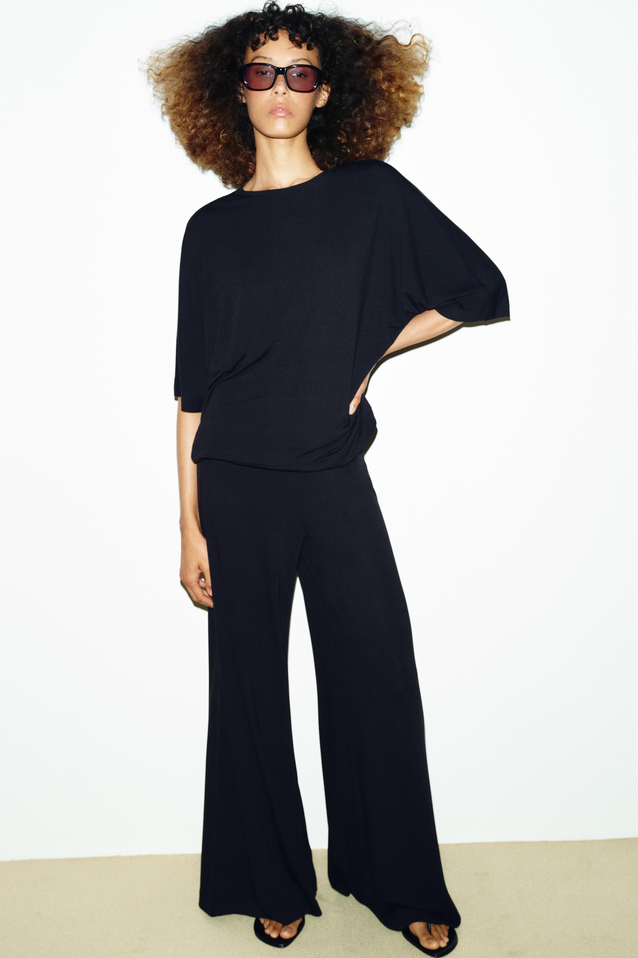 ZARA - ZARA 半袖ビジュークルーネック セットアップ Tシャツ - レディース ビジュー | ZARA 日本