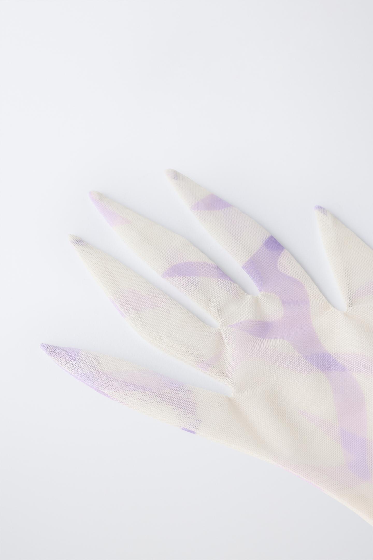 Детские перчатки Zara Kpop Demon Hunters™ Netflix © Costume Gloves, цвет: Фиолетовый — фото 3