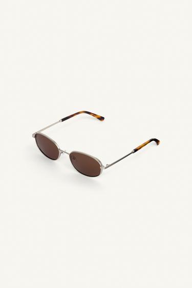LUNETTES DE SOLEIL OVALES - Argent de Zara - Image 3