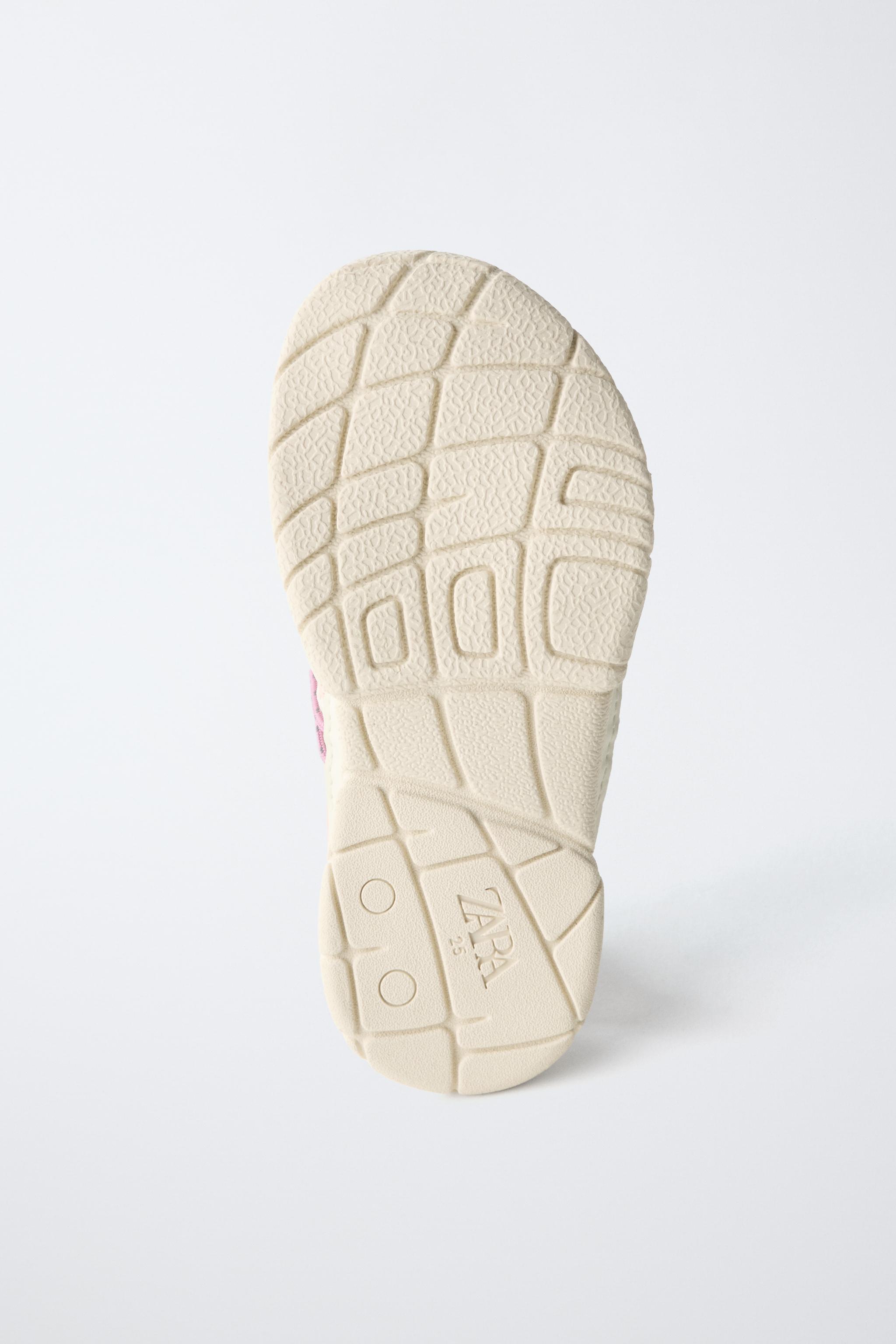 Детские кроссовки Zara BAREFOOT SNEAKERS WITH CUT-OUTS — фото 7