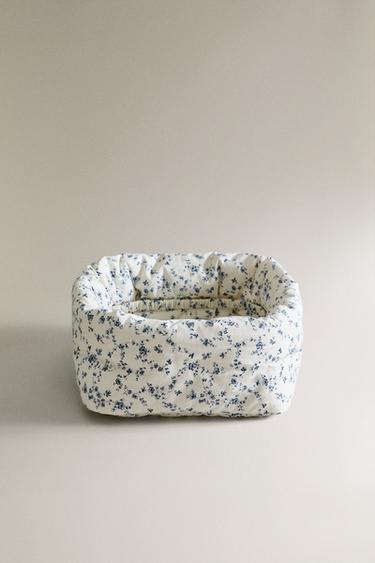 REKTANGULÆR BABYORGANISER MED BLÅT BLOMSTERPRINT - blå fra Zara - Billede 0