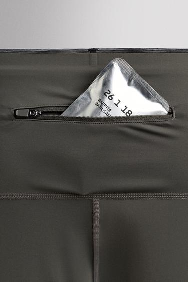 COLLANT COURT RUNNING - Gris foncé de Zara - Image 11