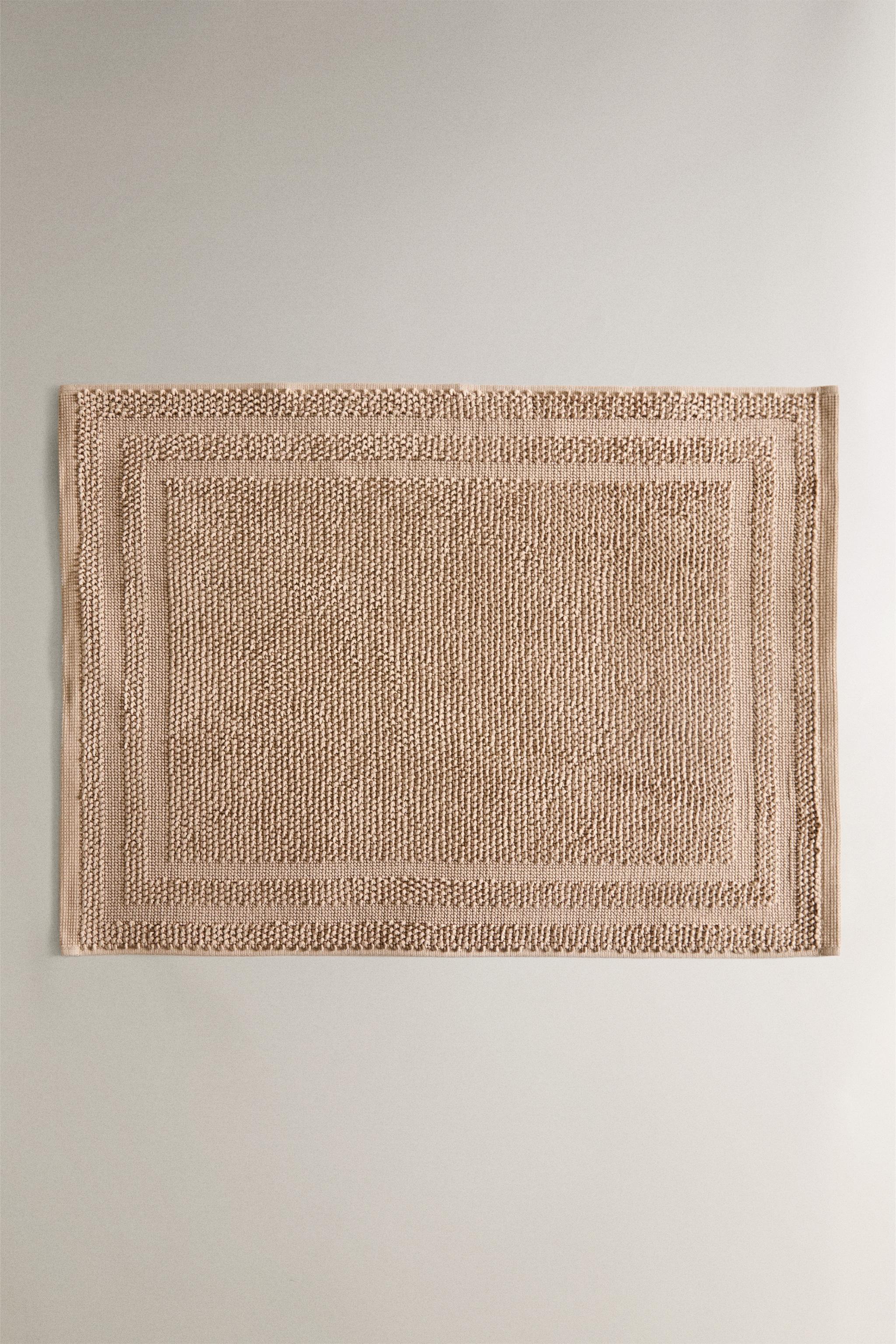 TAPIS DE BAIN COTON ANTIDÉRAPANT