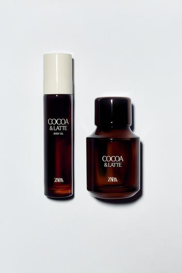 COCOA LATTE & BODY OIL 100ML (3.4 FL. OZ) + 50ML (1.7 FL.OZ) - TINTED LEATHER by Zara