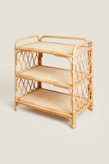 RATTAN BABY CHANGING TABLE - Light beige by Zara - Image 1