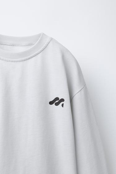 T-SHIRT LOGO THERMOSENSIBLE - Bleu clair de Zara - Image 2