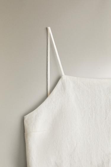TOP LIN FINES BRETELLES - Écru de Zara - Image 1