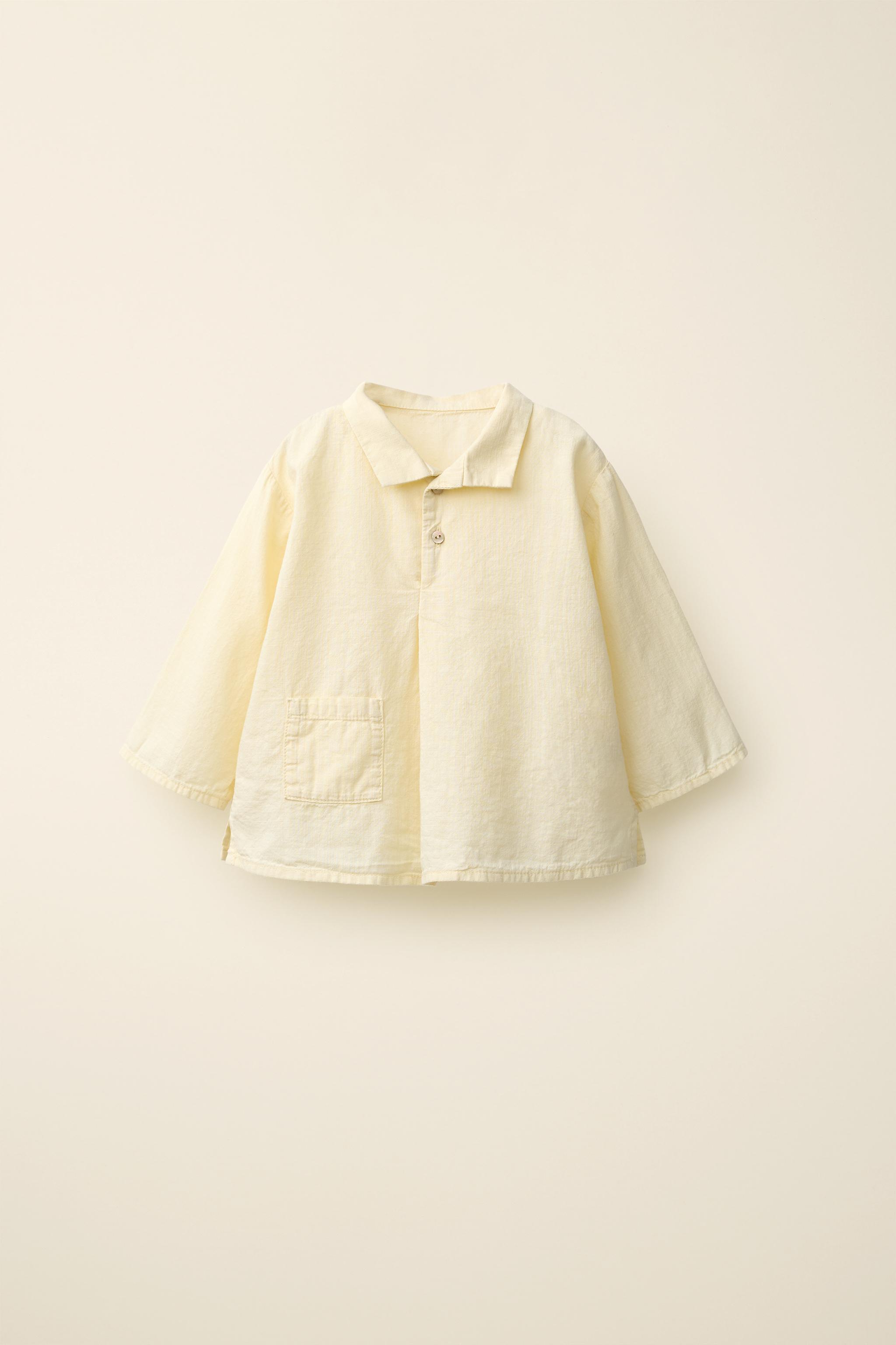 Детские рубашки Zara SLUB SHIRT CREATED BY CARAMEL LONDON X