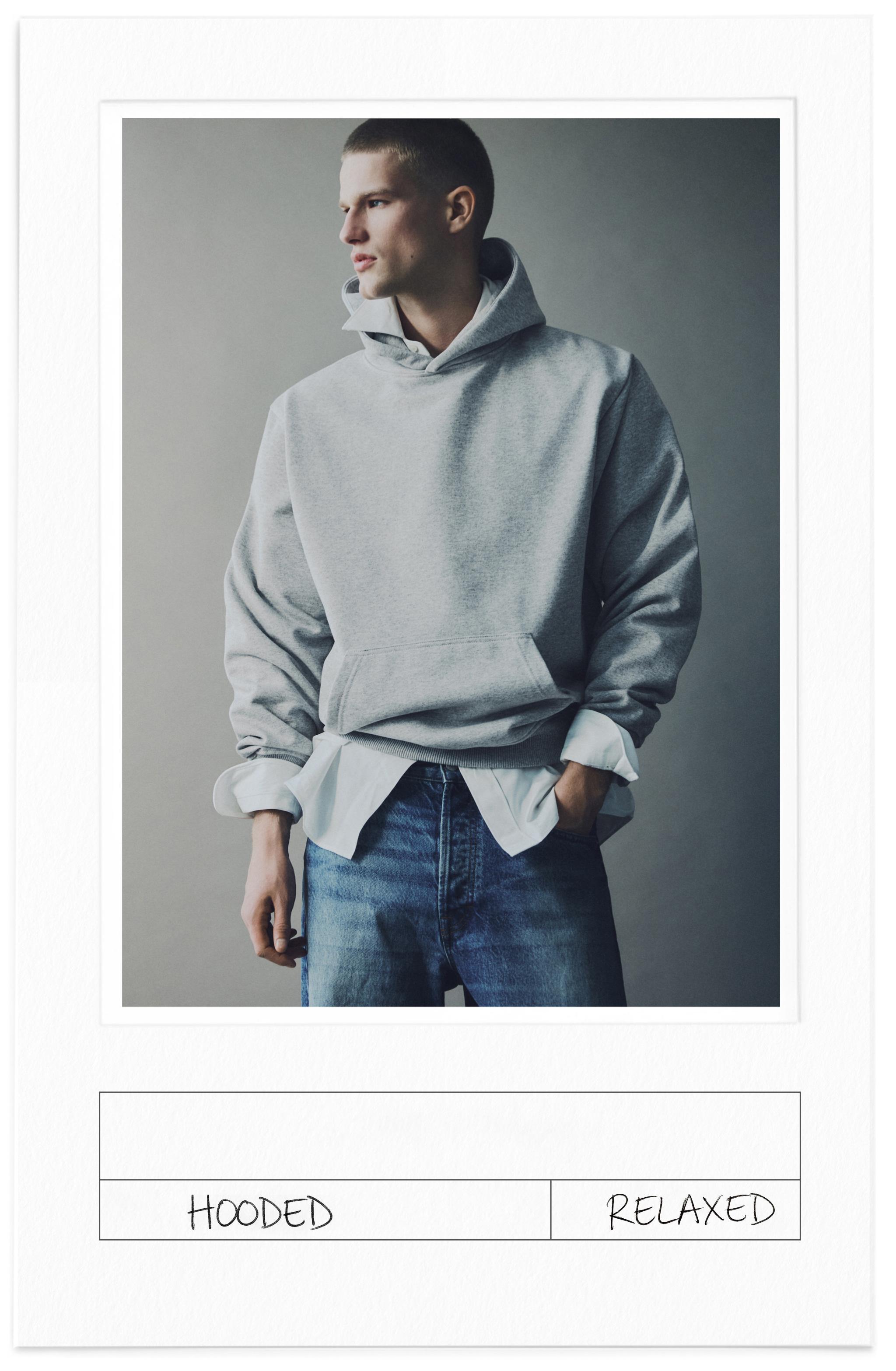 BASIC HOODIE SWEATSHIRT