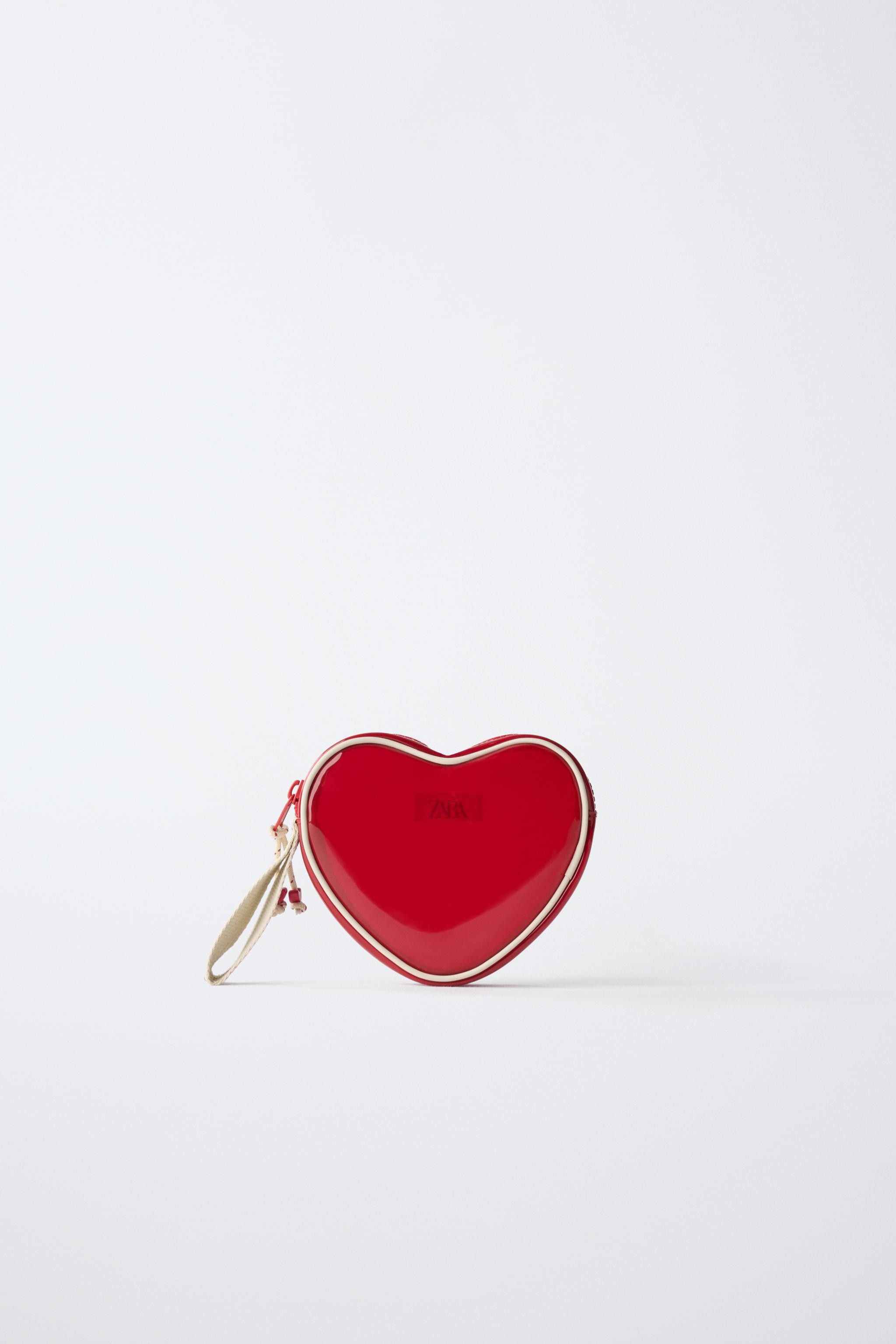 バレンタインビニールトラベルポーチ - レッド | ZARA Japan / 日本