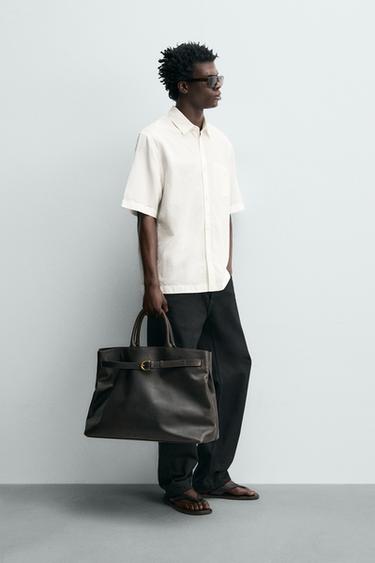 TEXTURED JACQUARD SHIRT - White by Zara - Image 3