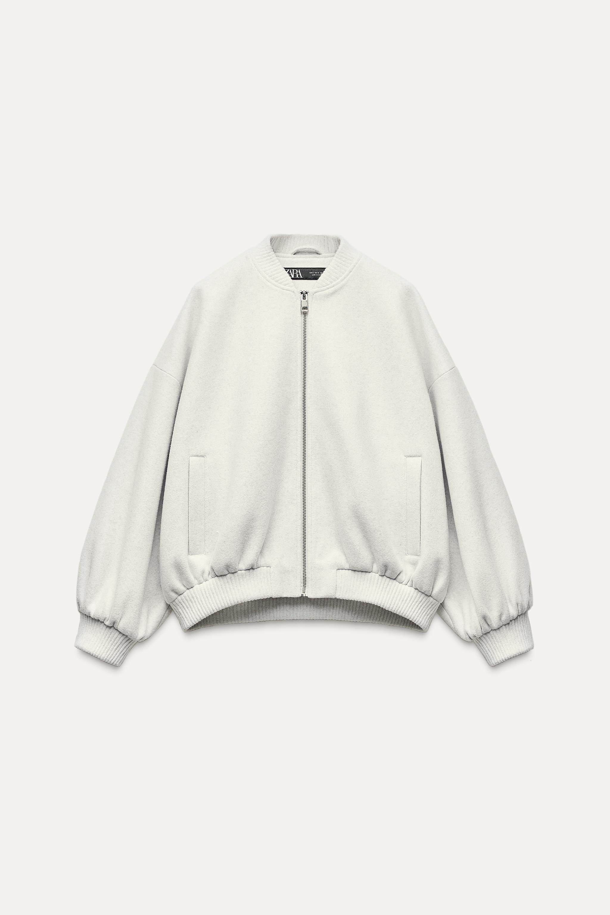 ZARA アウター　ホワイト　メンズ/レディース ホワイト（白）系 ZARA(ザラ) アウター・ジャケット(メンズ