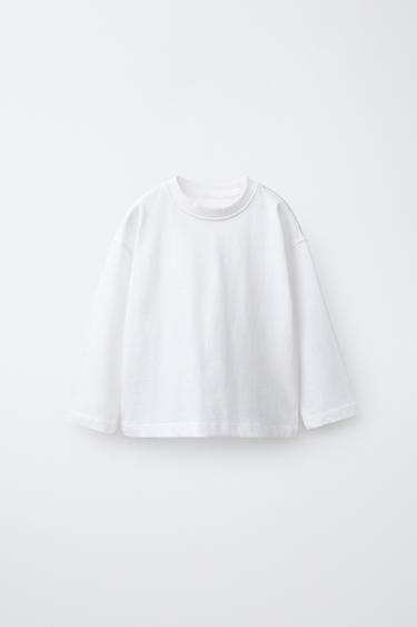 تيشرت سادة - أبيض الخاص بـ Zara