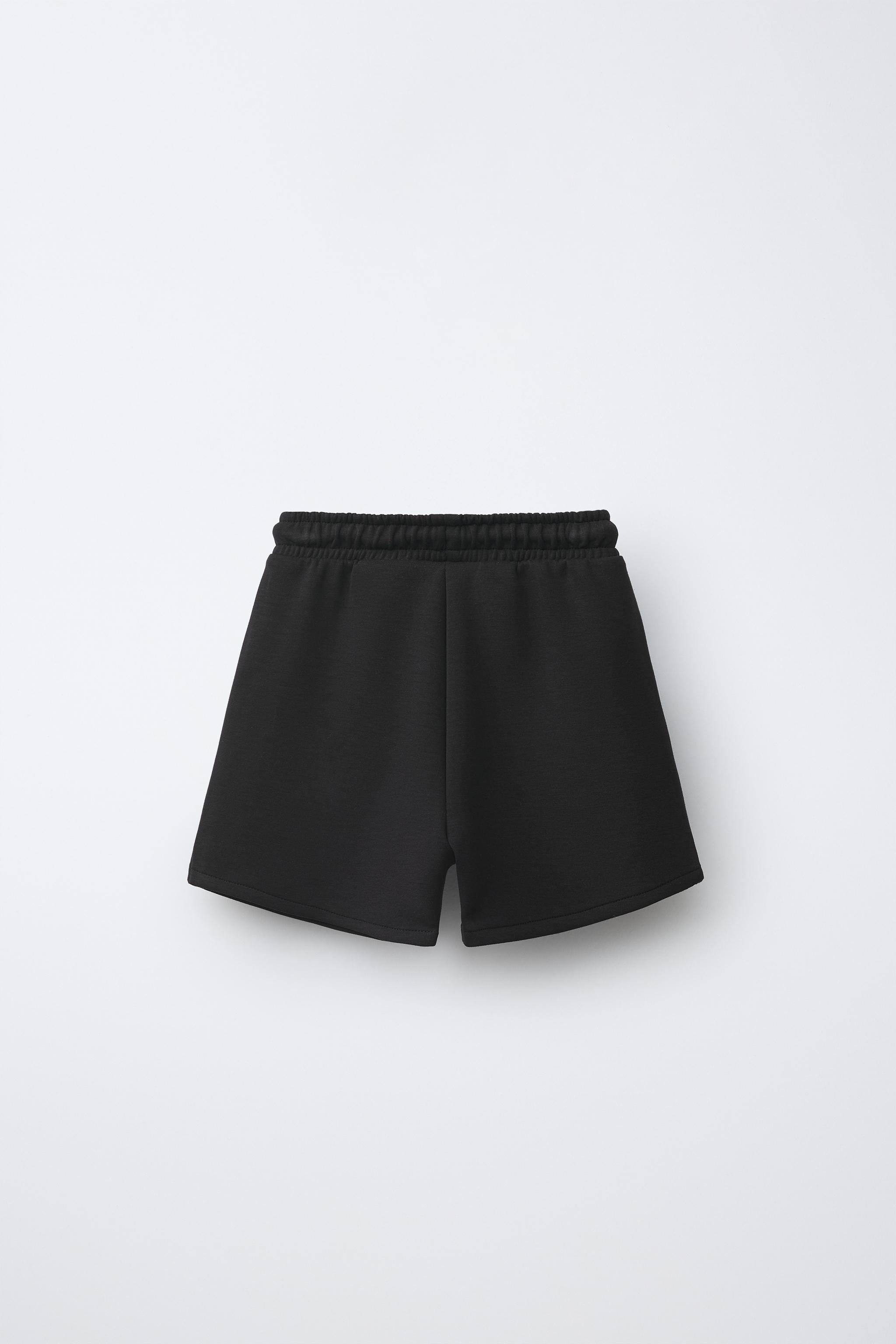 Детские шорты Zara INTERLOCK LABEL SHORTS — фото 2