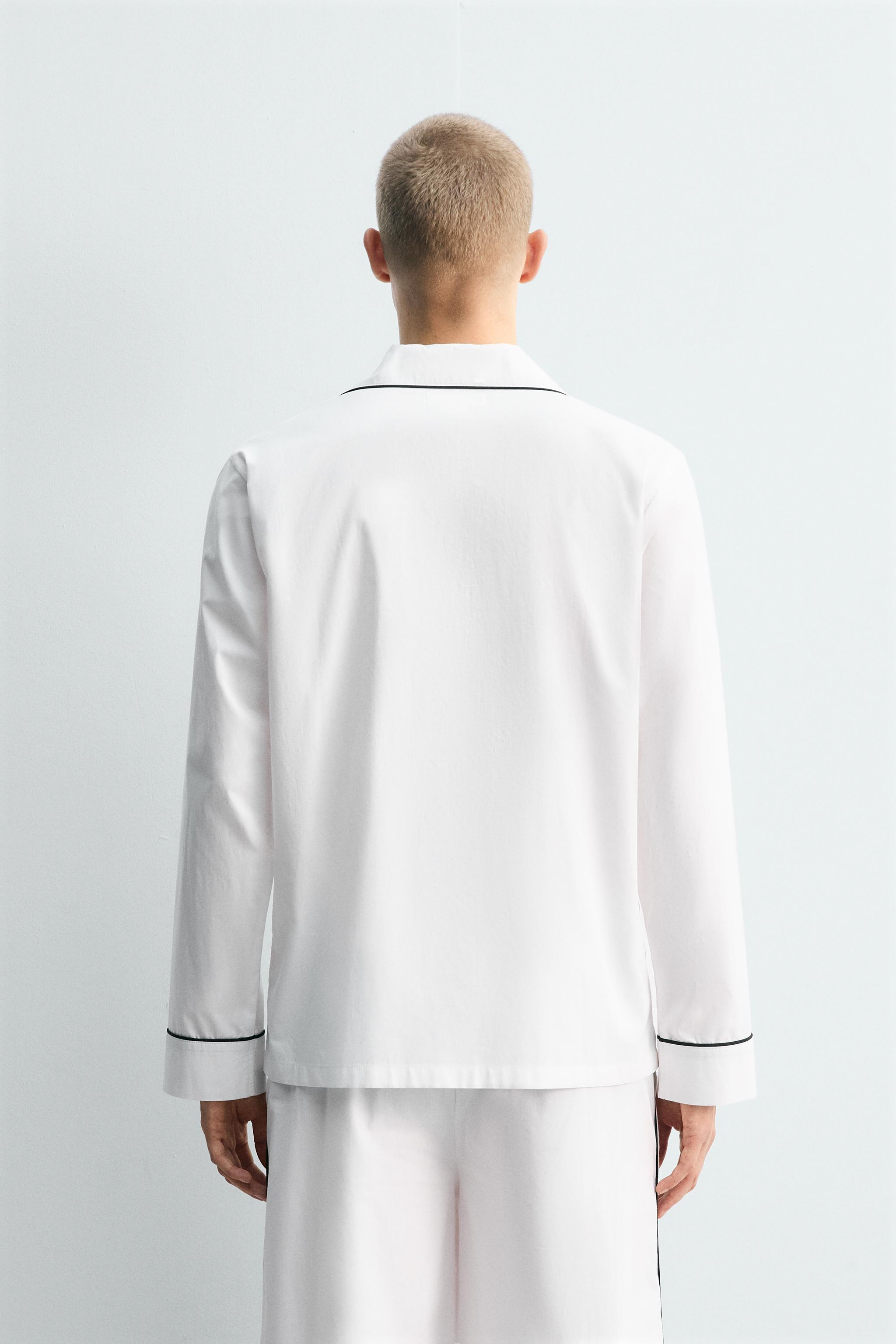 LIMITED EDITION PAJAMA SET WITH CONTRAST PIPING