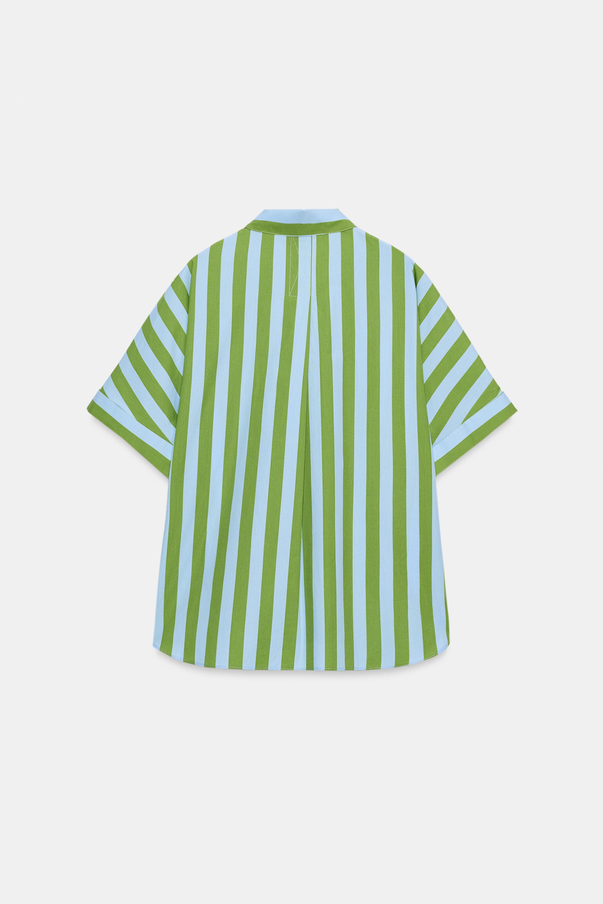 CHEMISE OVERSIZE À RAYURES