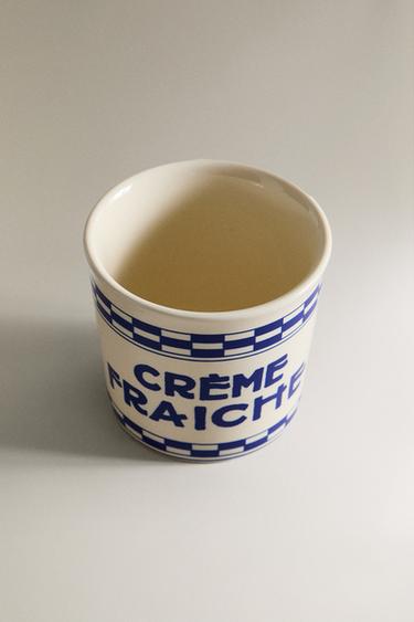 VERRE CÉRAMIQUE BORD CARREAUX - Écru de Zara - Image 1