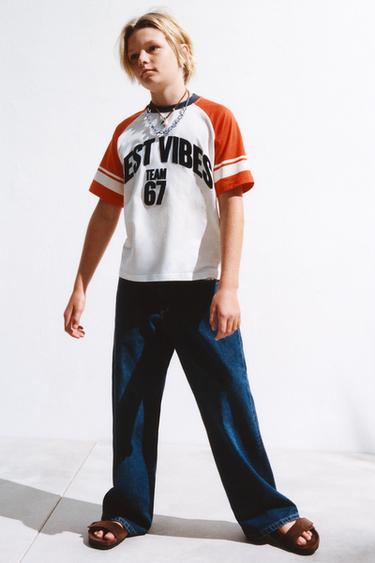 CAMISETA ESTAMPADA TEAM SIX SEVEN - Blanco roto de Zara