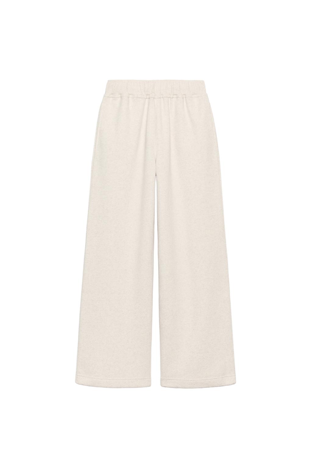 Basic Plush Trousers - Sand / Marl by Zara