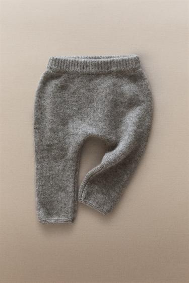 بنطلون ليغنغز كشمير للرضّع - رمادي الخاص بـ Zara