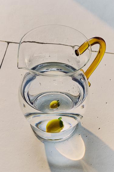 PICHET BOROSILICATE CITRON - Jaune de Zara