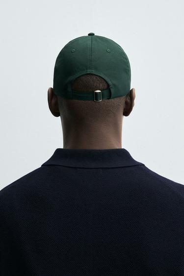 CASQUETTE BRODERIE COMBINÉE - Vert de Zara - Image 2