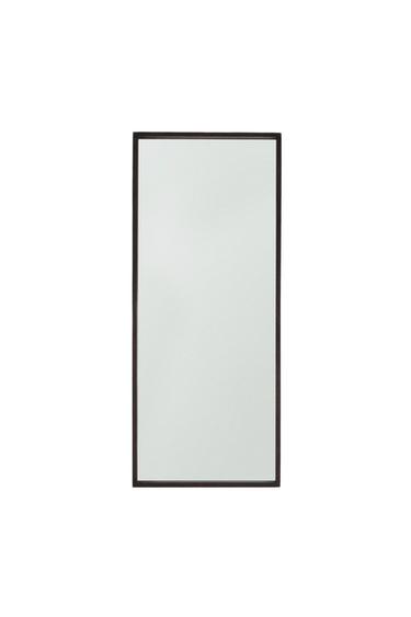 VERTICAL MIRROR WITH WOODEN FRAME - Dark brown by Zara