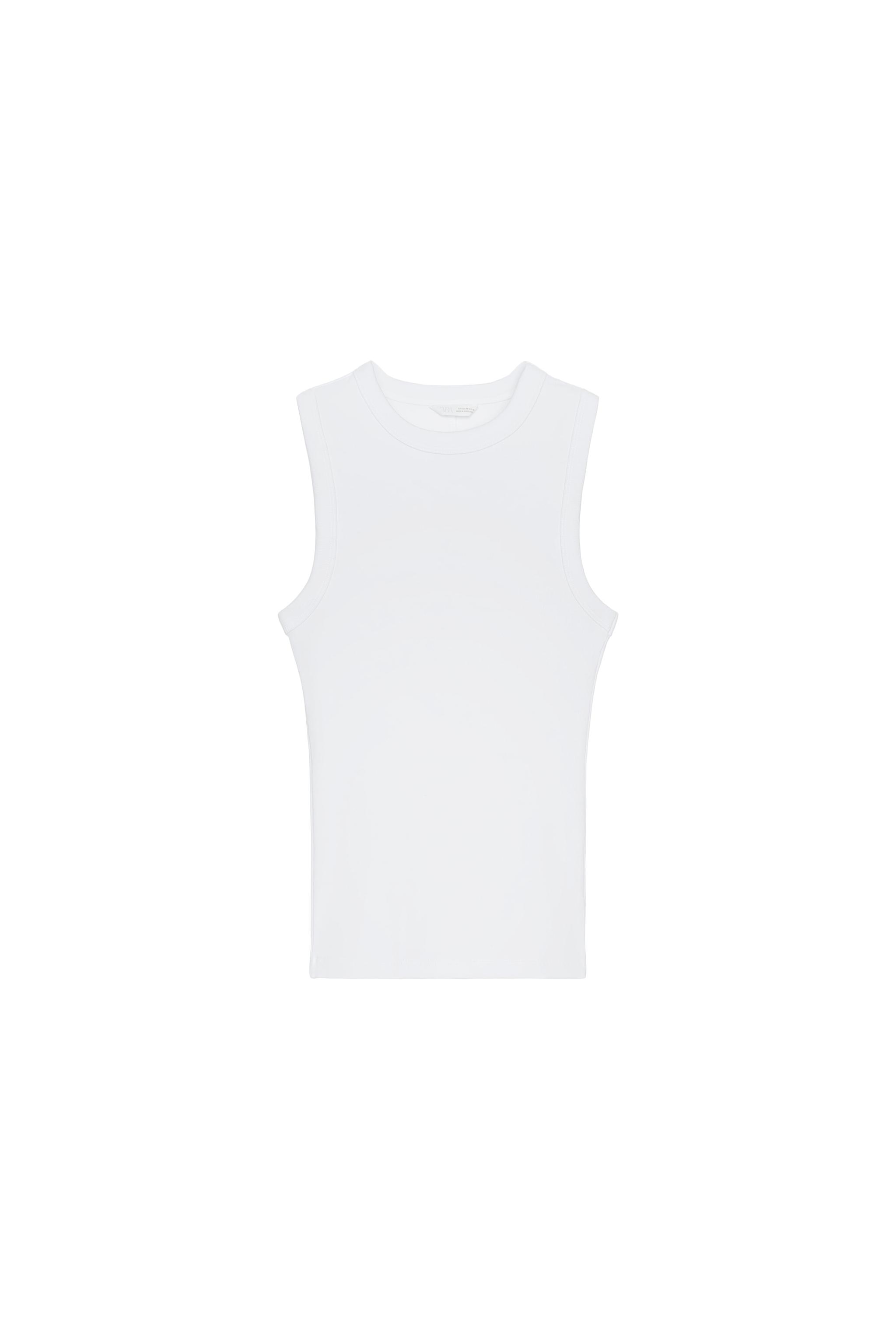 RIB TANK TOP - Black | ZARA United States