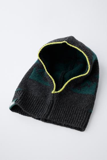 PRINTED KNIT BALACLAVA SKI COLLECTION - Black by Zara - Image 2
