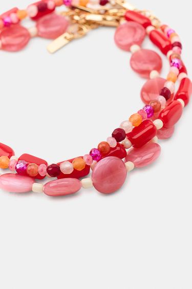 LOT DE 3 BRACELETS DE CHEVILLE FANTAISIE - Rouge de Zara - Image 2