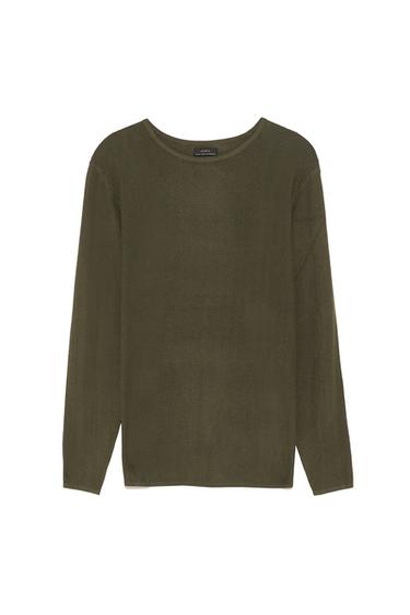 TEXTURED WEAVE SWEATER