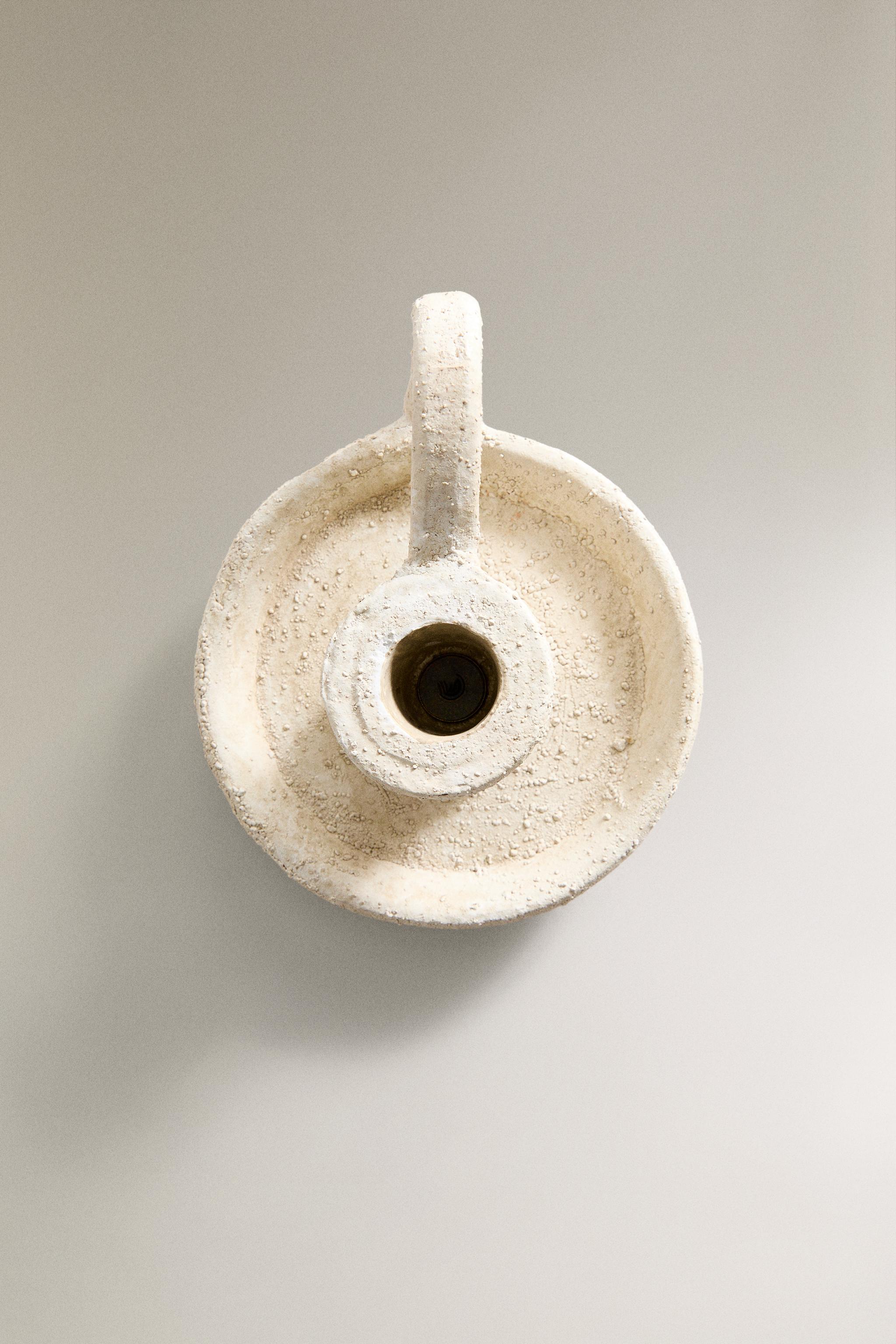 CLAY CANDLESTICK