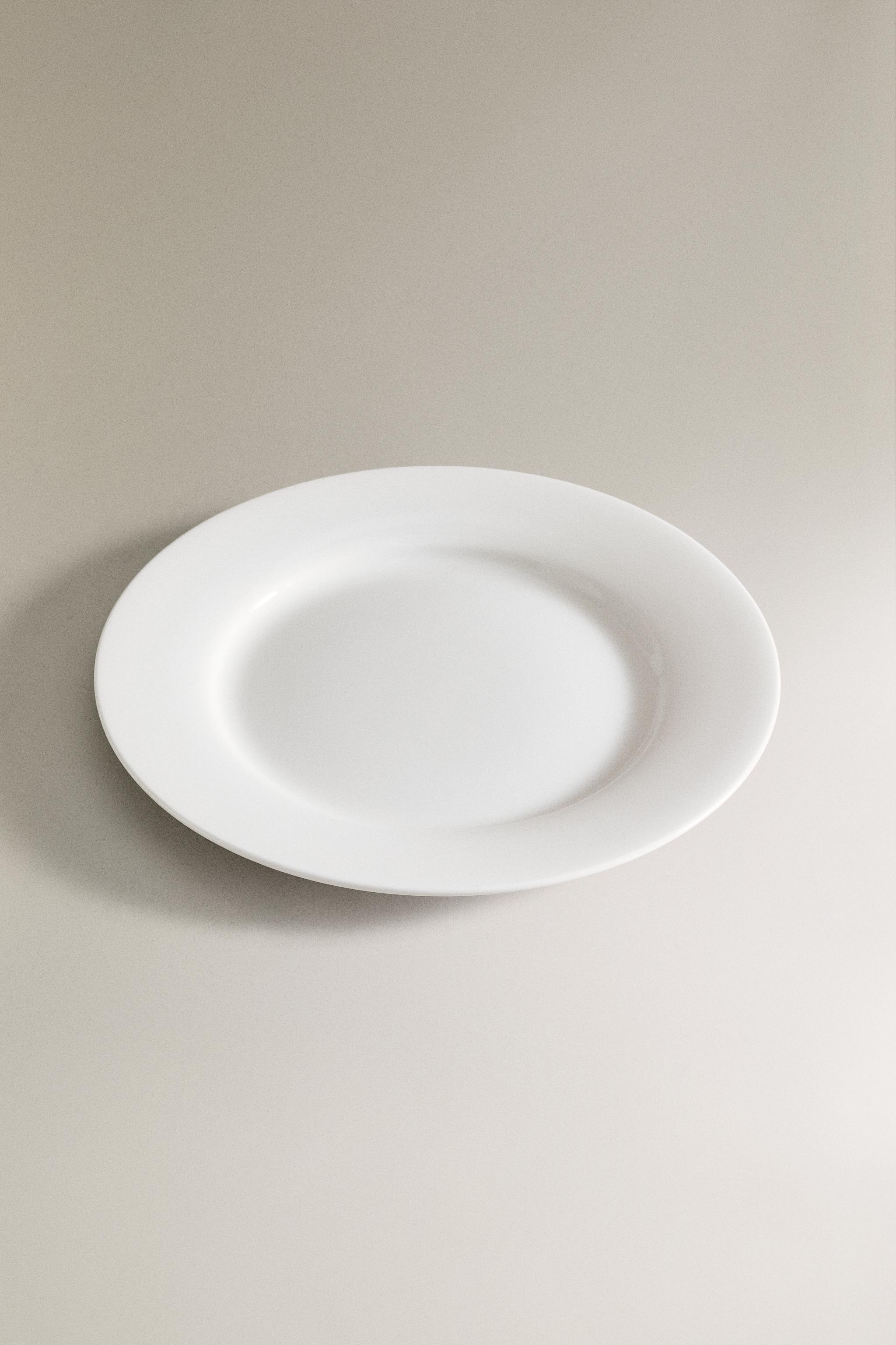 BONE CHINA DESSERT PLATE - White | ZARA Canada