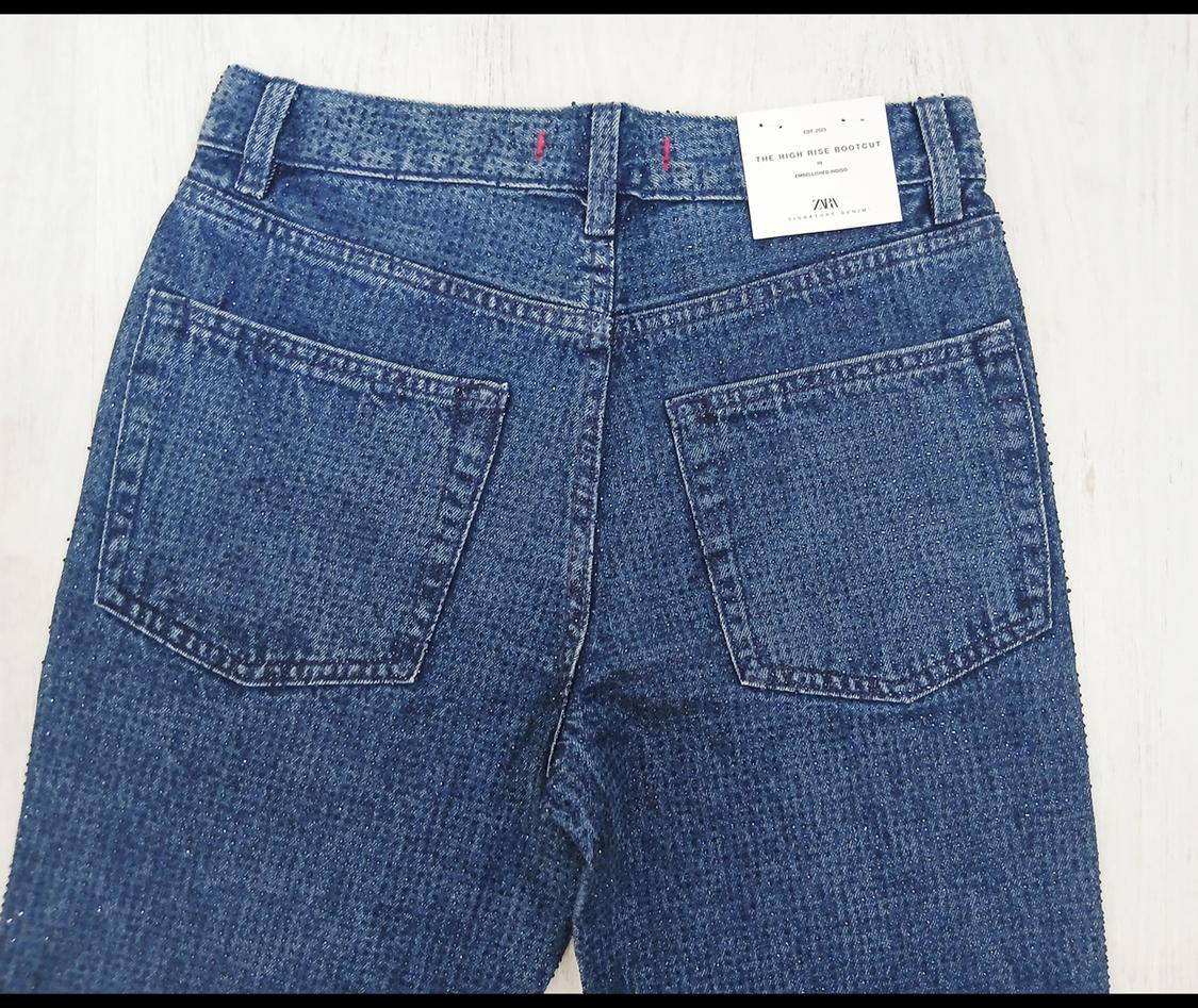 ΨΗΛΟΜΕΣΟ ΤΖΙΝ ZW COLLECTION BOOTCUT ΜΕ ΣΤΡΑΣ - Image 4