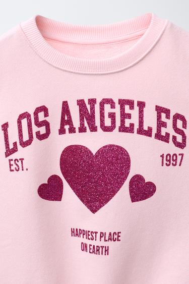 SPARKLY CITY SWEATSHIRT - Pink by Zara - Image 2