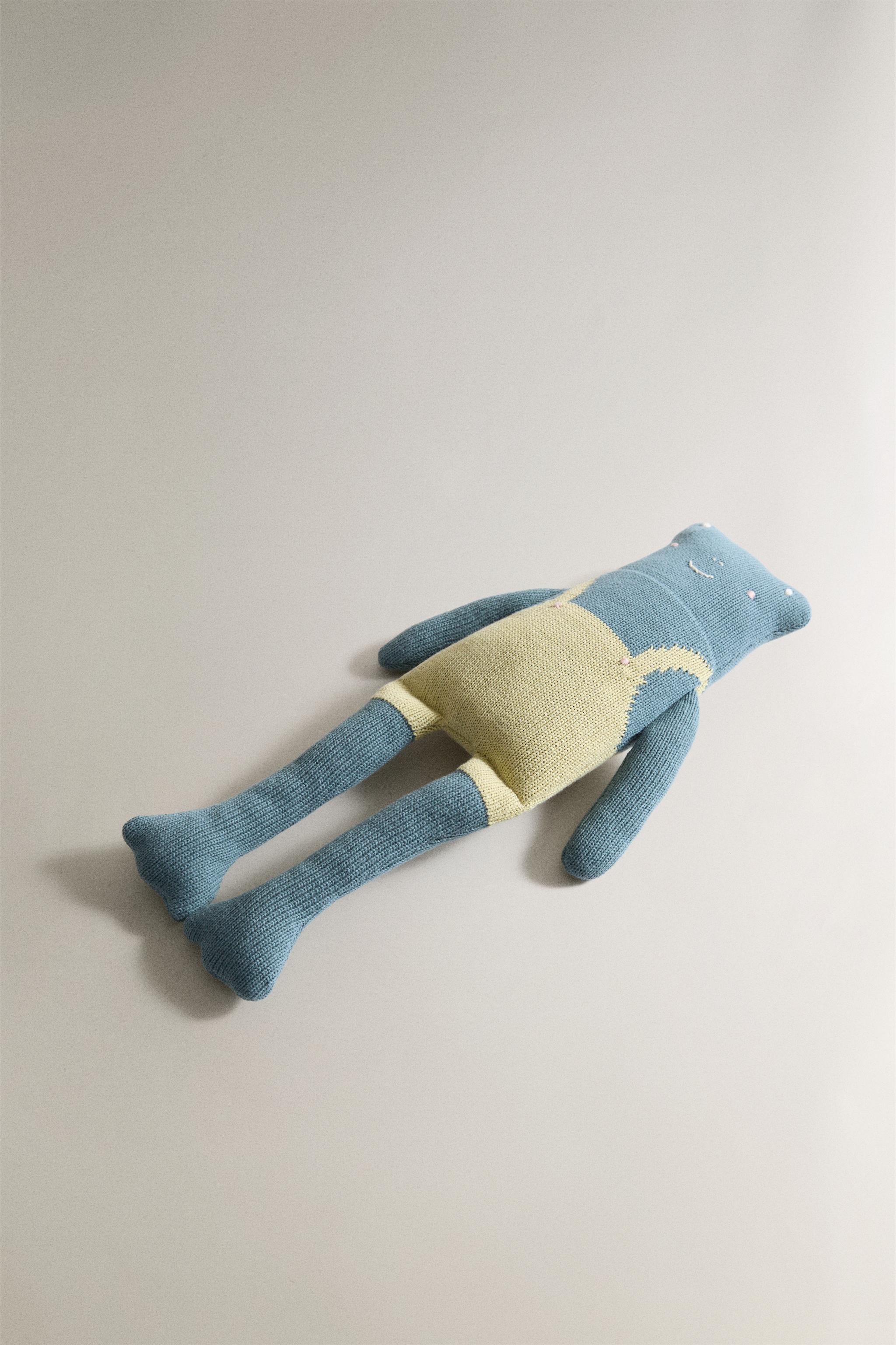 CHILDREN'S FROG SOFT TOY — Light green