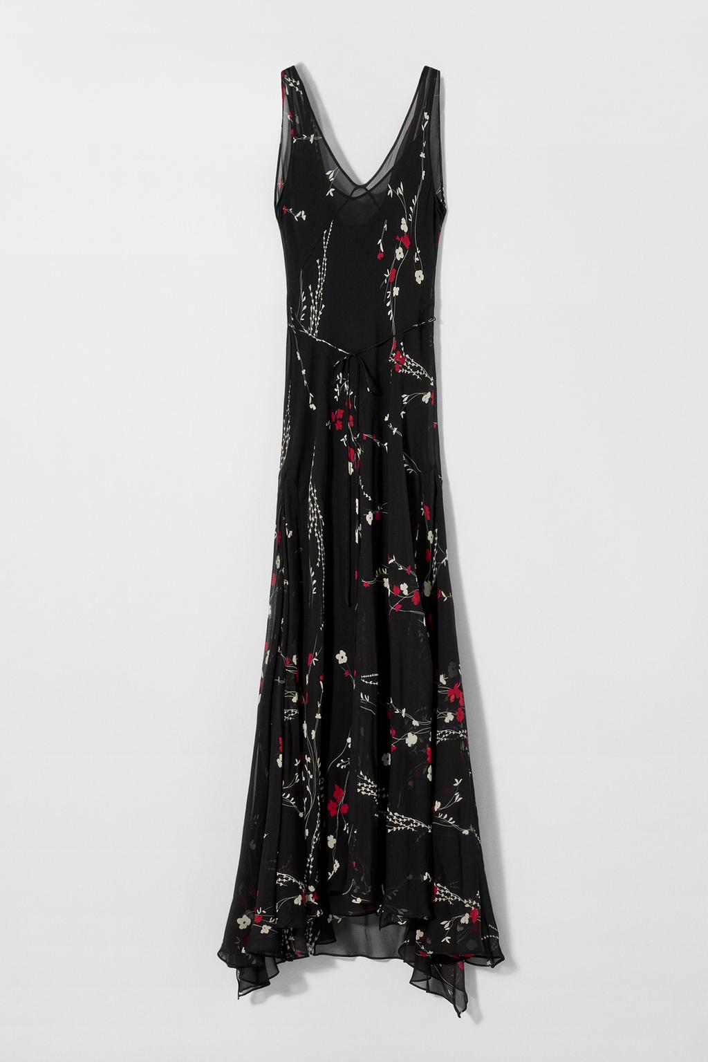 SILK PRINT DRESS KATE MOSS X ZARA
