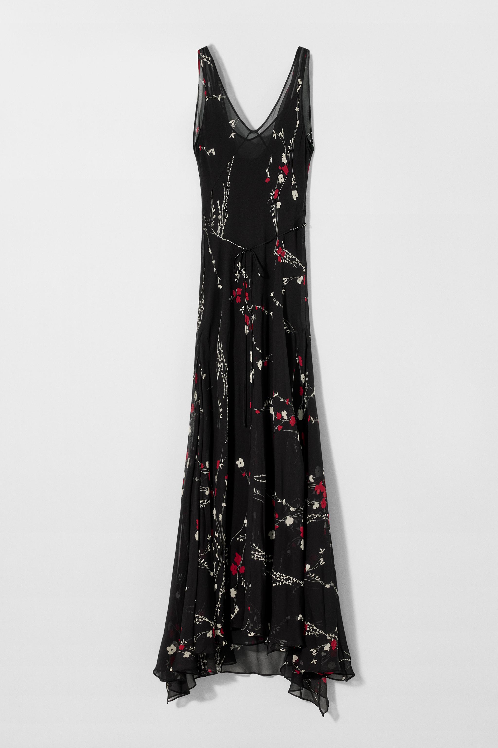 SILK PRINT DRESS KATE MOSS X ZARA