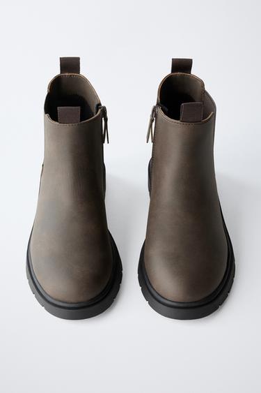 BOTTES ÉLASTIQUES - Marron de Zara - Image 3