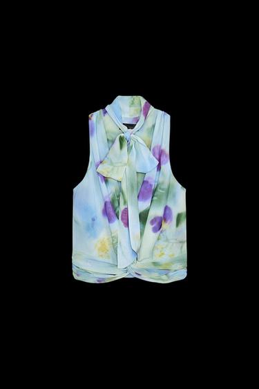 CUERPO LAZO ESTAMPADO - Multicolor de Zara - Imagen 0