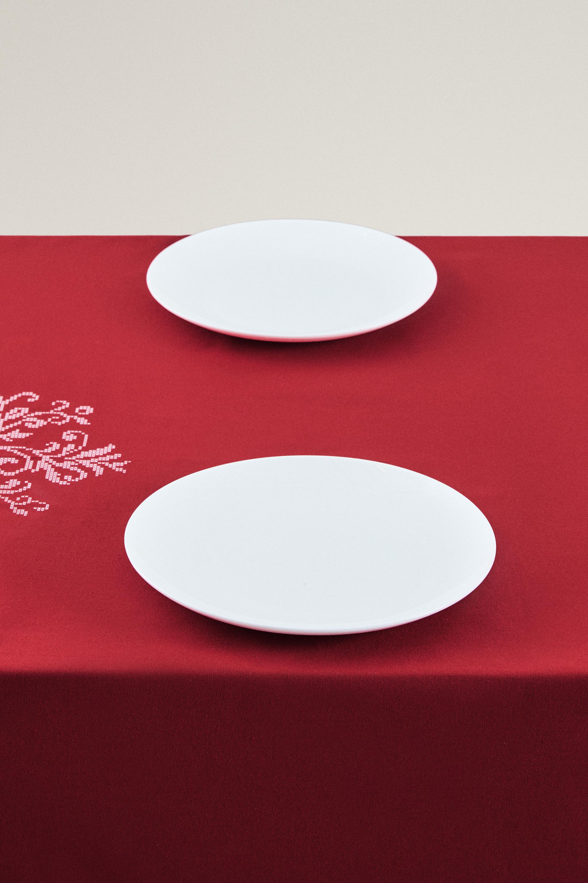 CHRISTMAS PRINTED COTTON TABLECLOTH