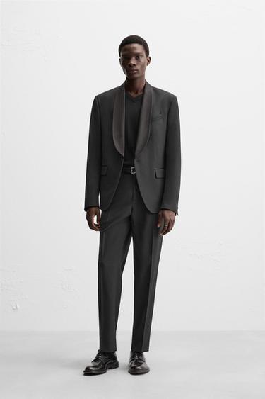 ПИДЖАК-СМОКИНГ — ЧЕРНЫЙ от Zara — изображение 0