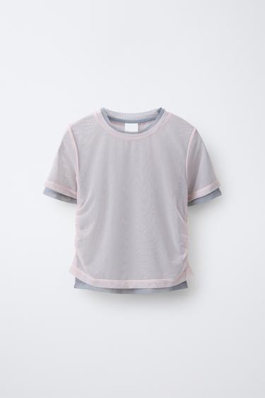 DOUBLE BALLET T-SHIRT - Pink by Zara