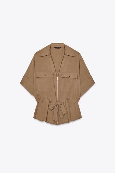 SAFARI-HEMD - Braun von Zara